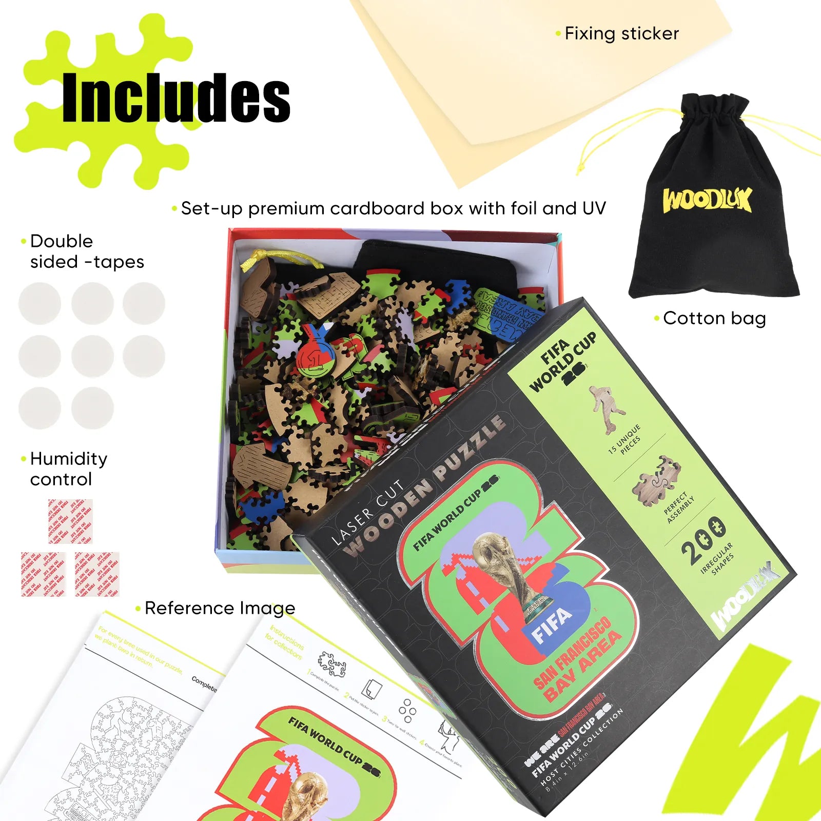Officially licensed World Cup 2026 SF Bay Area puzzle