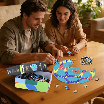 FIFA 2026 Los Angeles ball wooden jigsaw puzzle – 200 piece edition