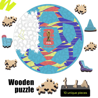 FIFA World Cup 2026 Los Angeles ball puzzle detail