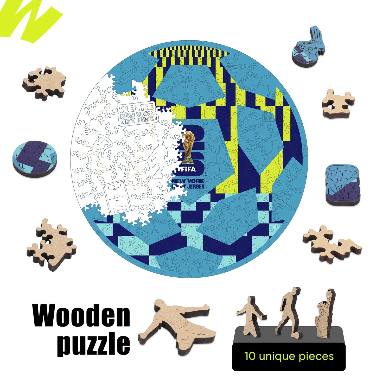 FIFA World Cup 2026 NYC New Jersey ball puzzle detail