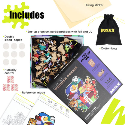 Officially licensed World Cup 2026 mascots 26 puzzle