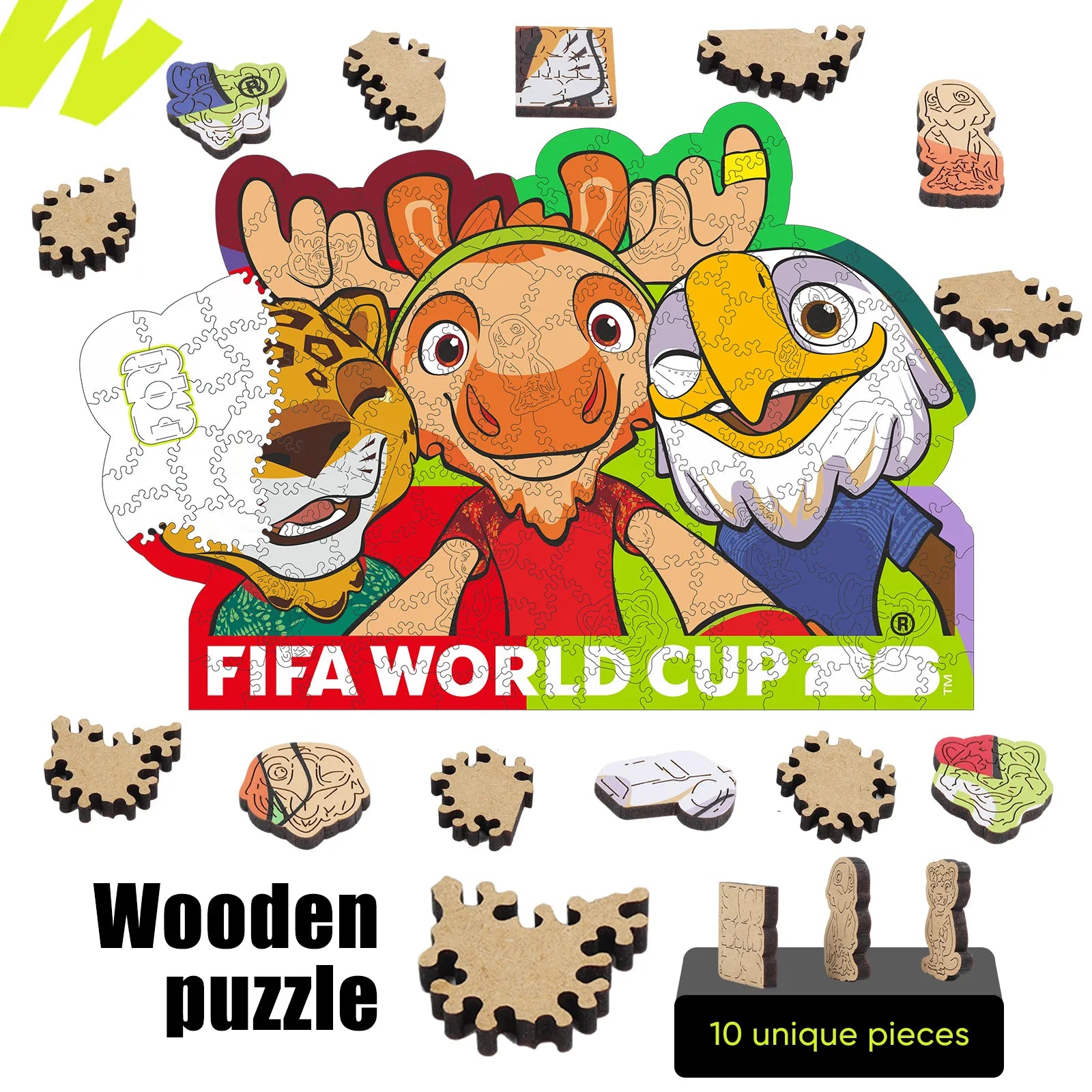 FIFA World Cup 2026 Trophy 3 puzzle detail