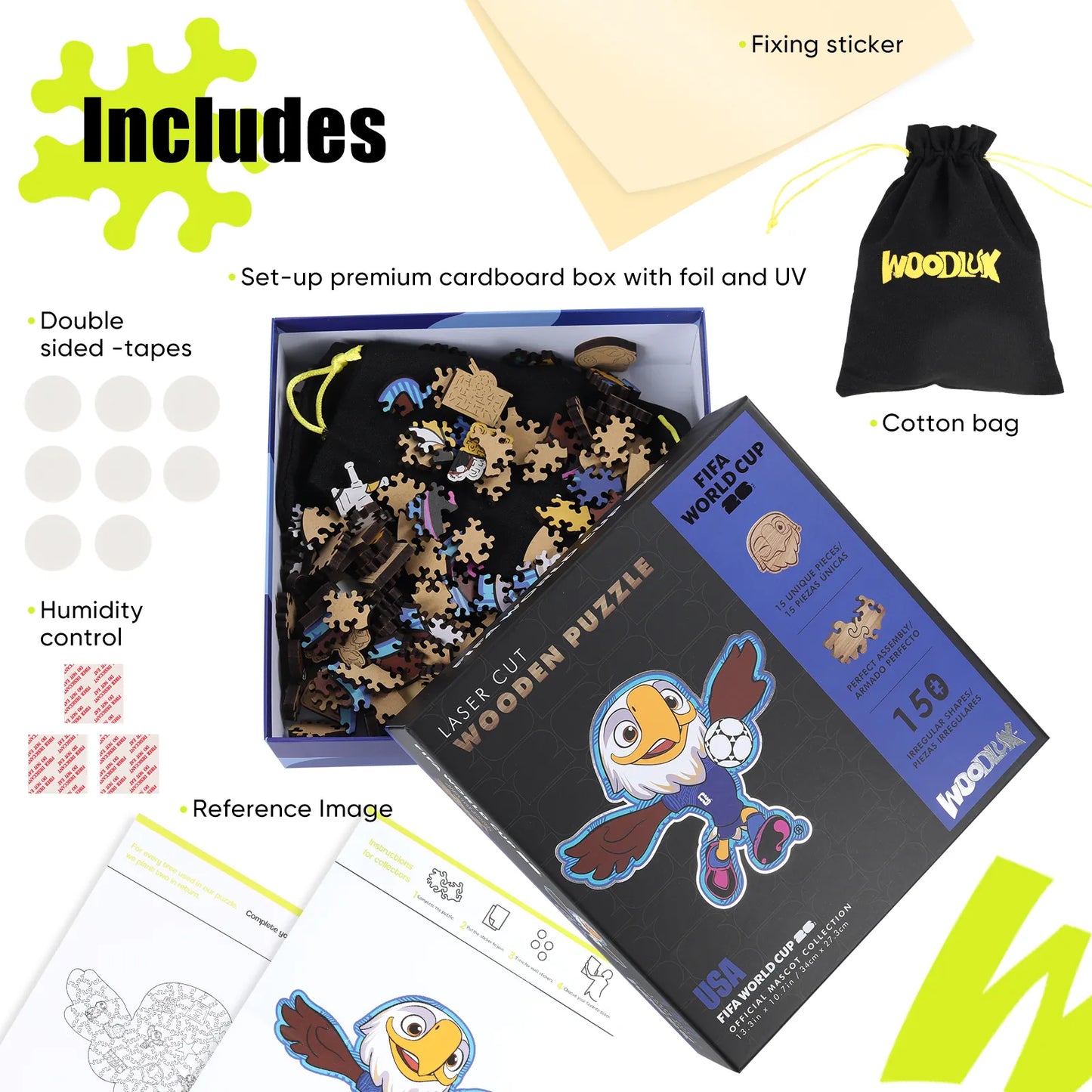 Officially licensed World Cup 2026 Trophy 4 puzzle