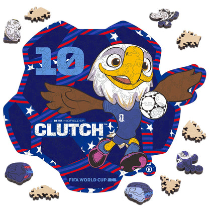 FIFA World Cup 2026 USA mascot 10 wooden jigsaw puzzle – officially licensed