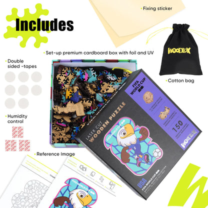 Officially licensed World Cup 2026 USA mascots puzzle