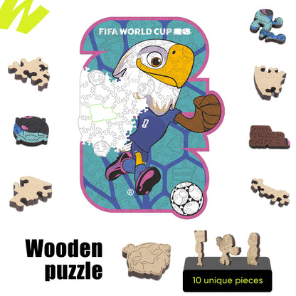 FIFA World Cup 2026 USA mascots puzzle detail