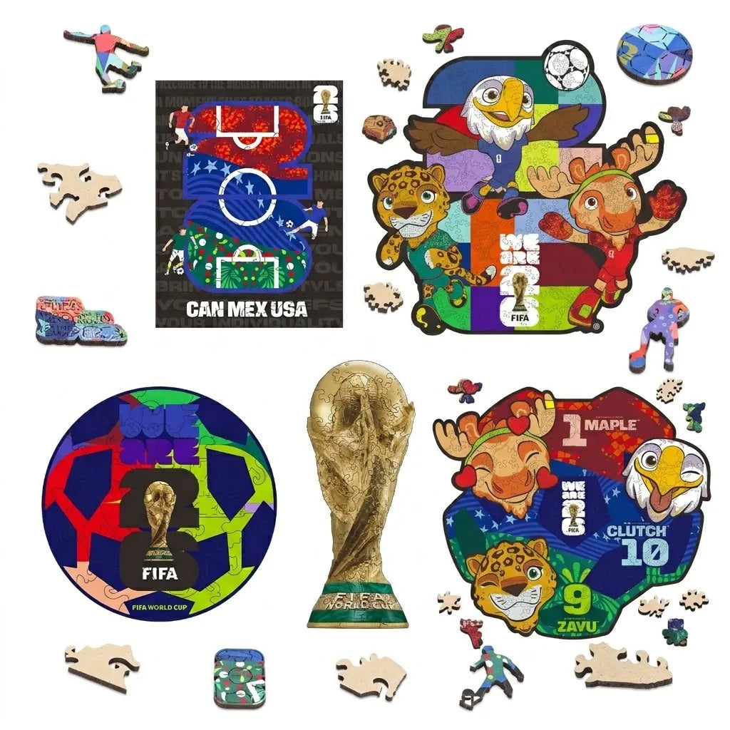 Officially licensed World Cup 2026 mosaic mini puzzle