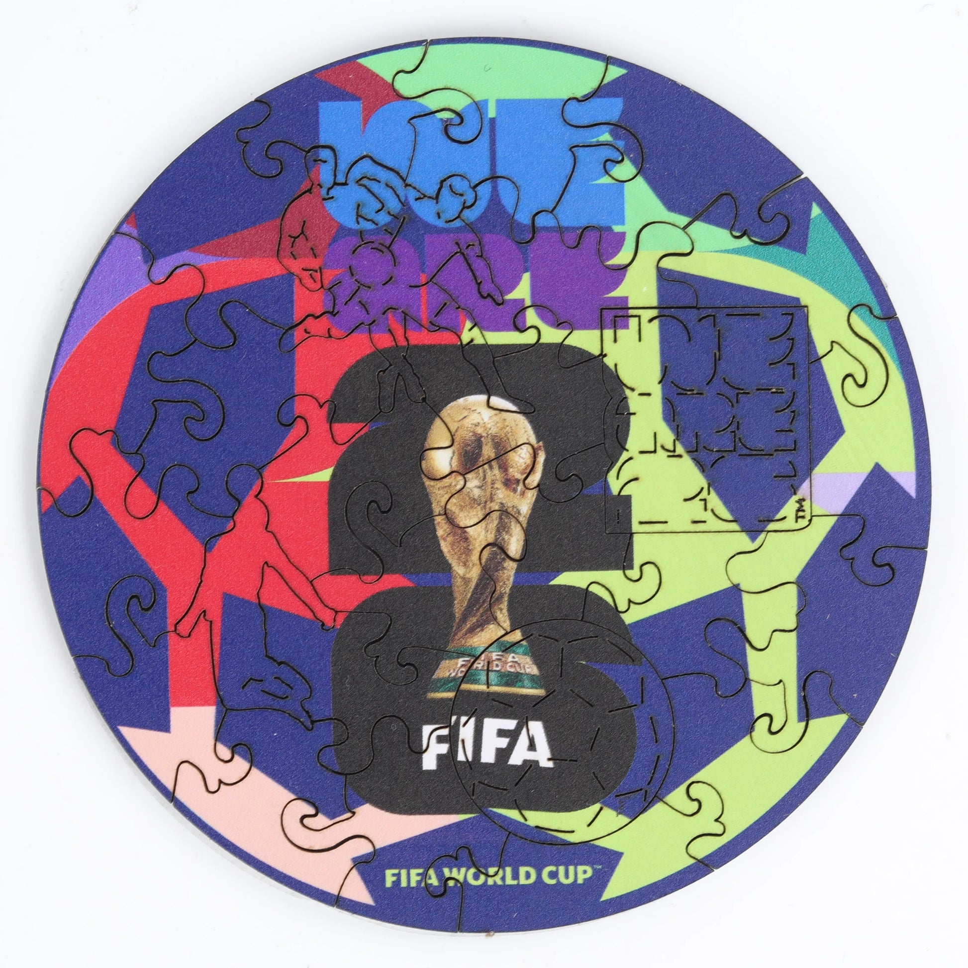 FIFA World Cup 2026 We Are 26 ball mini wooden puzzle – officially licensed