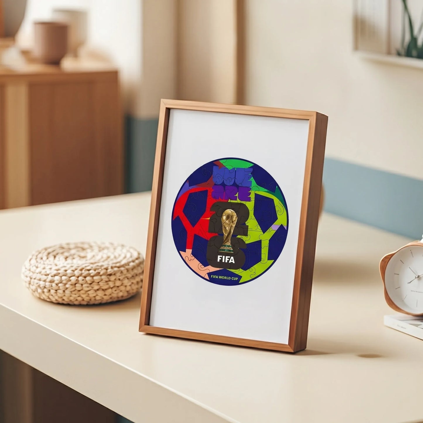 FIFA 2026 We Are 26 mini wooden jigsaw puzzle – 26 piece edition