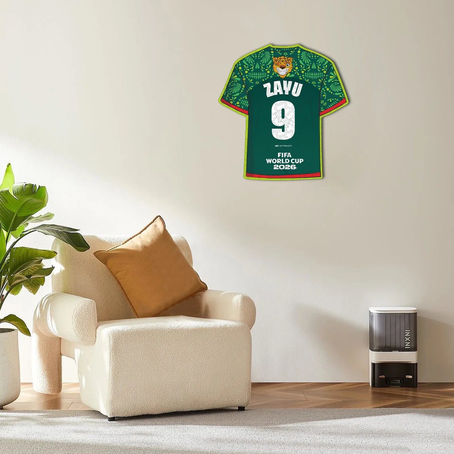 World Cup 2026 wooden puzzle – Zayu 9 jersey design