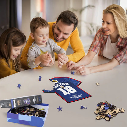 FIFA 2026 Clutch 10 jersey wooden jigsaw puzzle – 200 piece edition