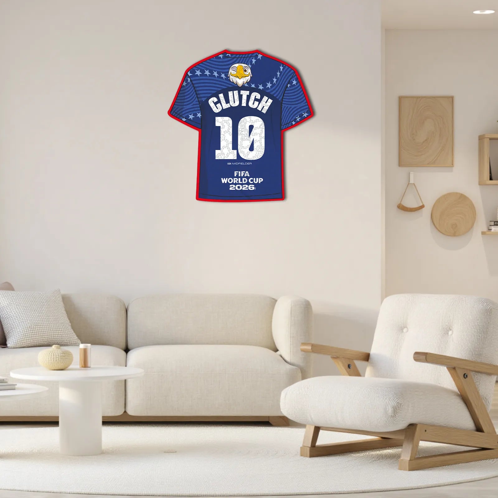 World Cup 2026 wooden puzzle – Clutch 10 jersey design