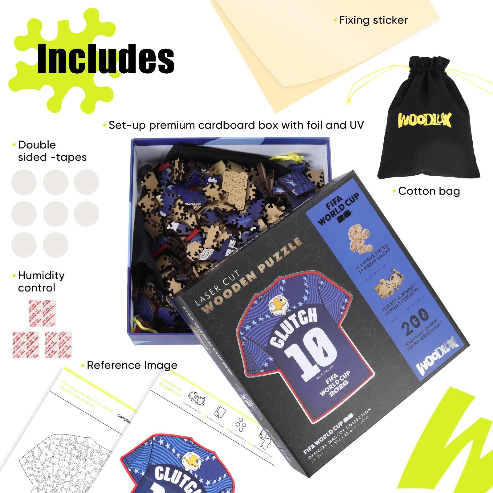 Officially licensed World Cup 2026 Clutch 10 jersey puzzle