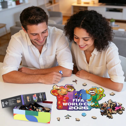 FIFA 2026 Time To Shine wooden jigsaw puzzle – 200 piece edition