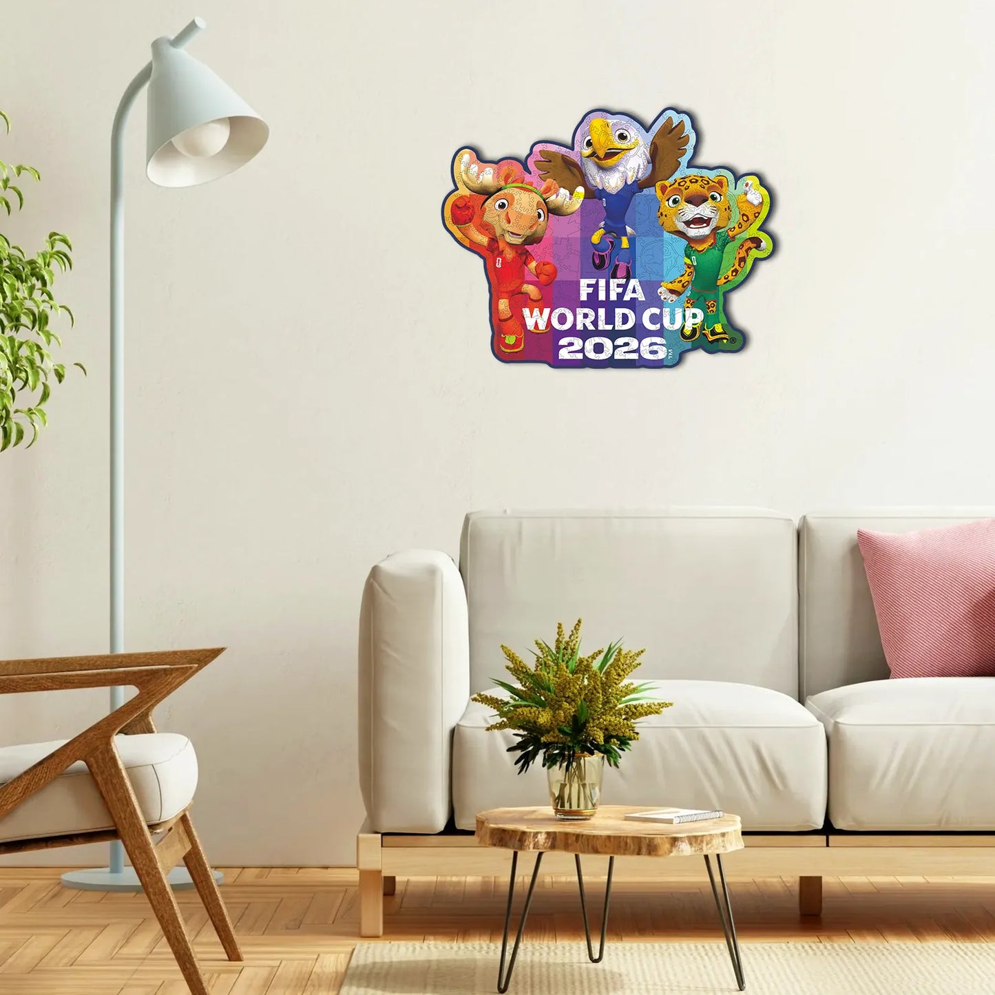 World Cup 2026 wooden puzzle – Time To Shine design
