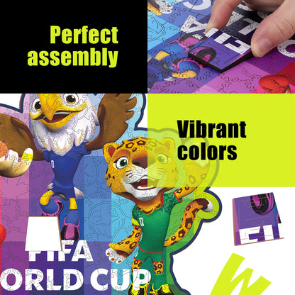Wooden jigsaw puzzle gift – FIFA World Cup 2026 Time To Shine