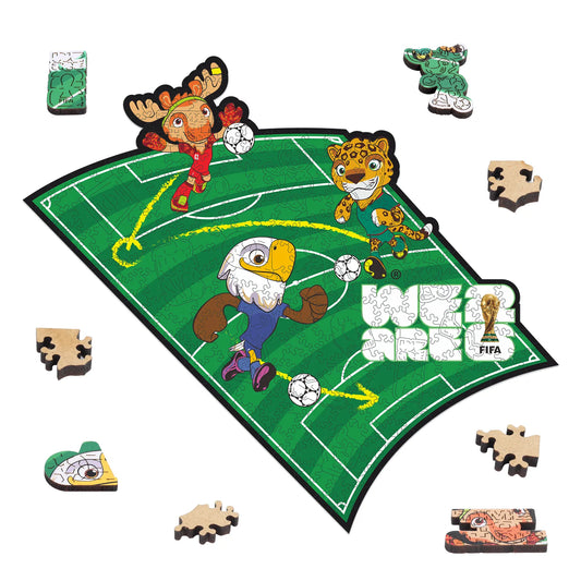 FIFA World Cup 2026 Time To Play wooden jigsaw puzzle – officially licensed