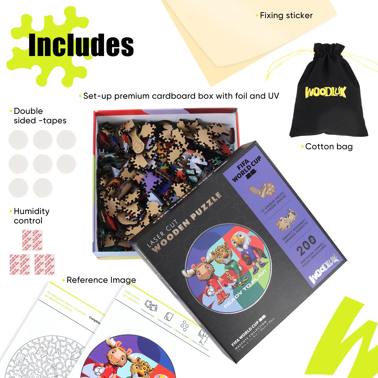 Officially licensed World Cup 2026 Ready To Play ball puzzle