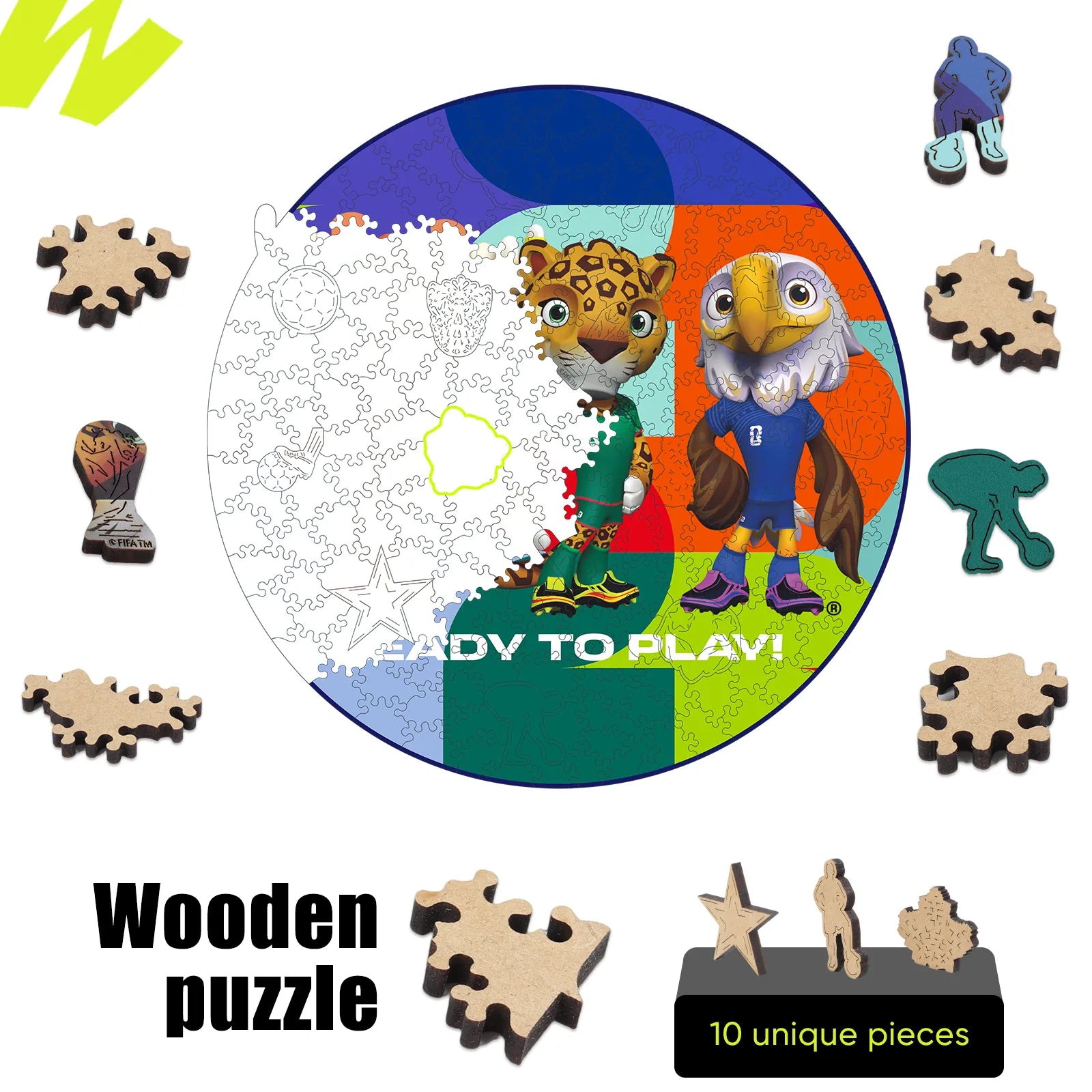 FIFA World Cup 2026 Ready To Play ball puzzle detail