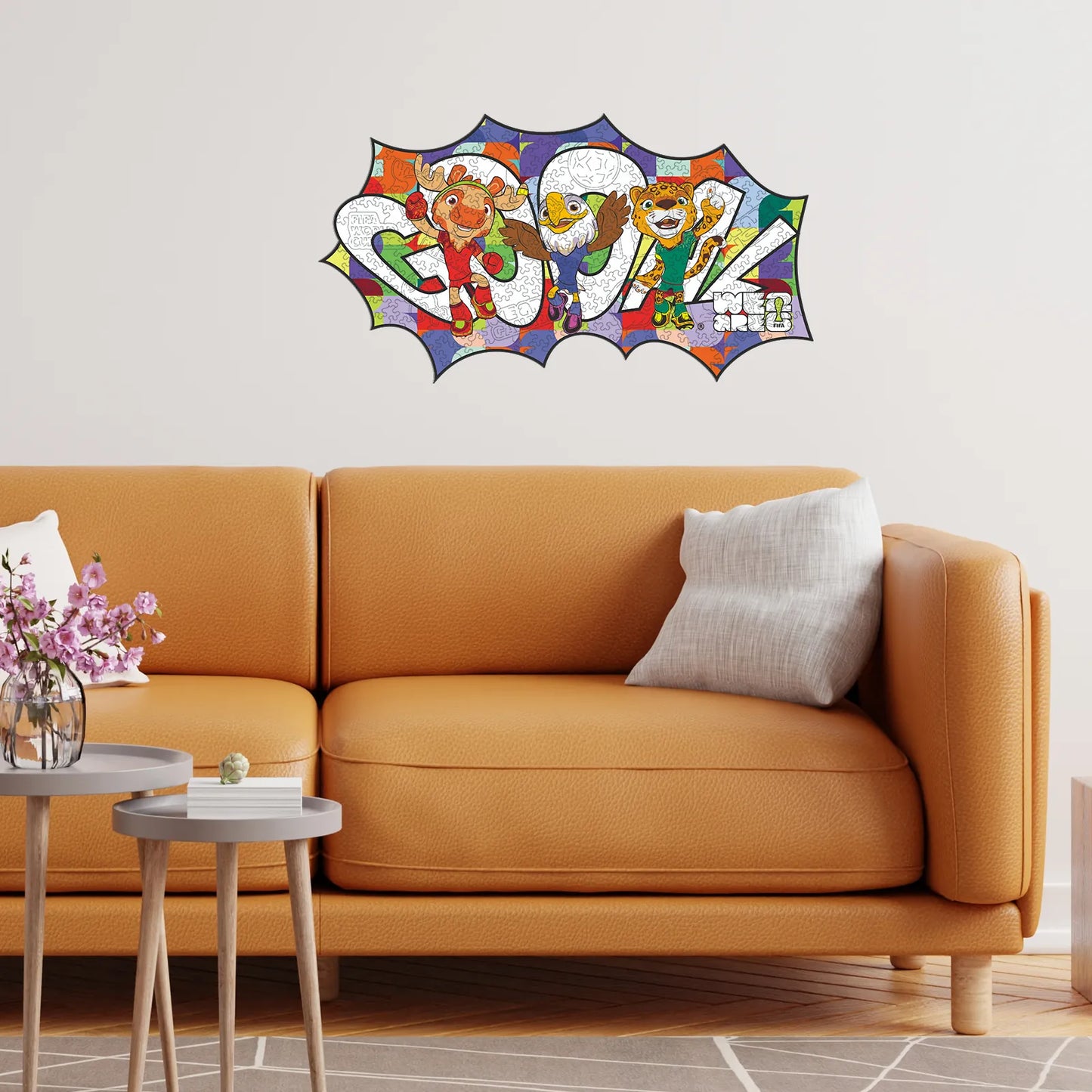 World Cup 2026 wooden puzzle – Goooal celebration design