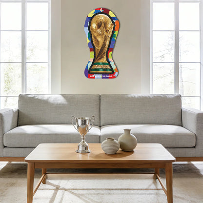 World Cup 2026 wooden puzzle – Trophy 1 design