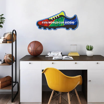 World Cup 2026 wooden puzzle – soccer boot design