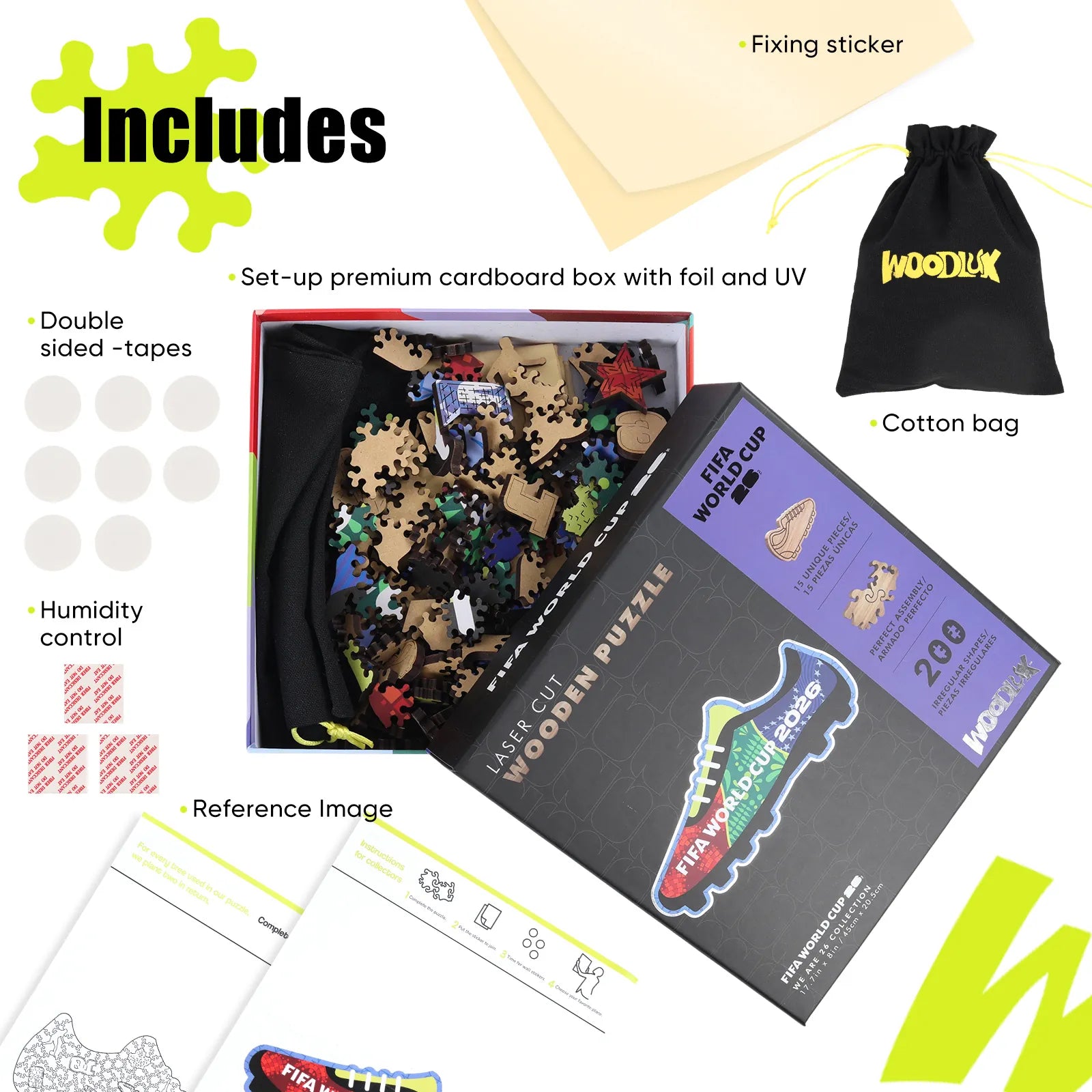 Officially licensed World Cup 2026 soccer boot puzzle