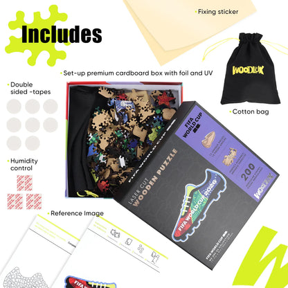 Officially licensed World Cup 2026 soccer boot puzzle