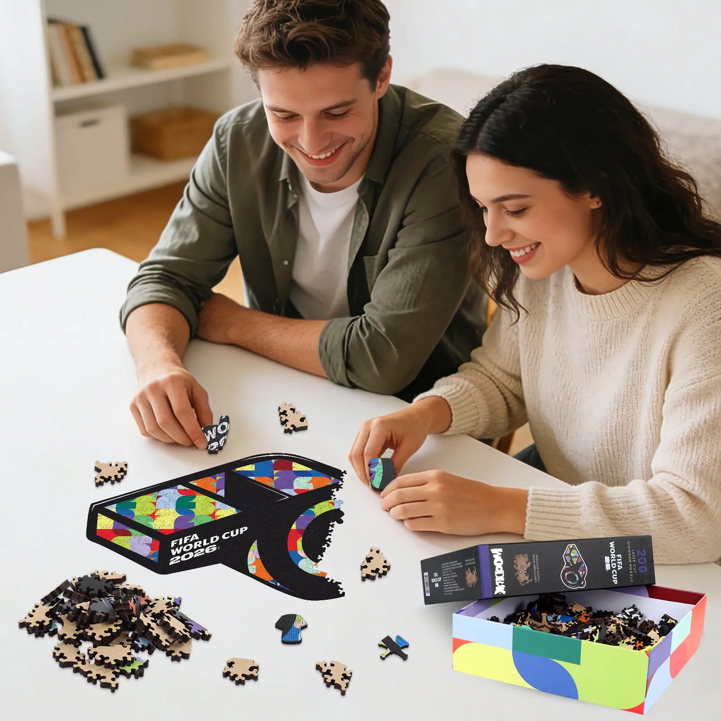 FIFA 2026 referee whistle wooden jigsaw puzzle – 200 piece edition
