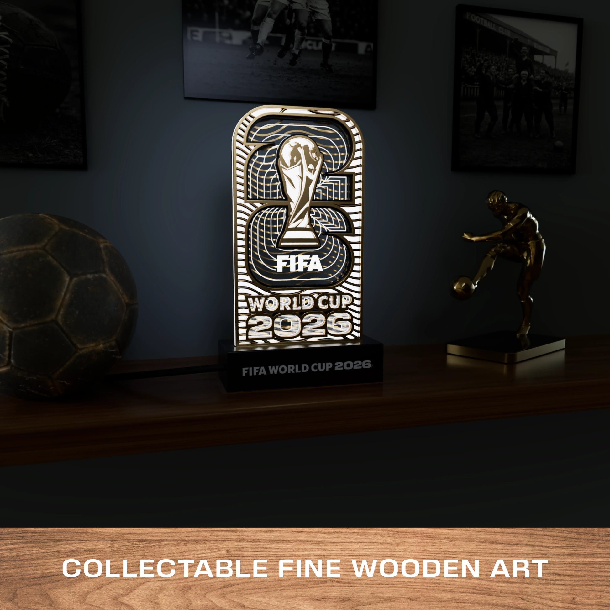 World Cup 2026 Time to Shine night light – soccer fan gift