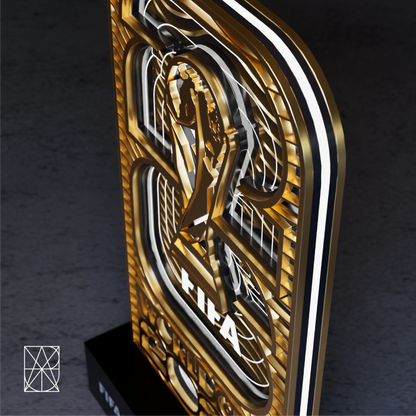 FIFA 2026 Time to Shine LED lamp – lit view