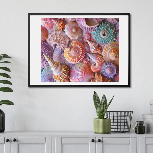 Coastal wooden jigsaw puzzle – sea shell design by WoodAha