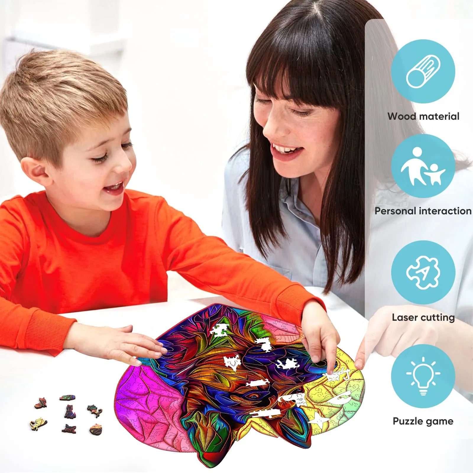 Shepherd wood puzzle for adults – 200 and 500 piece options