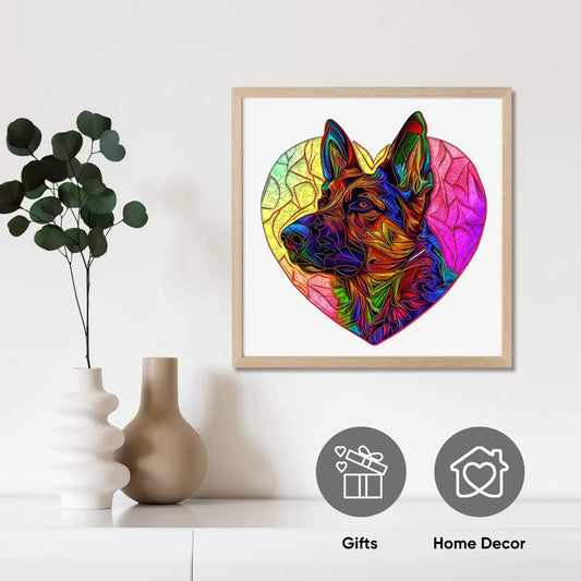 Pastoral wooden jigsaw puzzle – shepherd design by WoodAha
