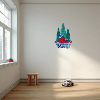 Snoopy wooden jigsaw puzzle – Singing Spirits caroling design