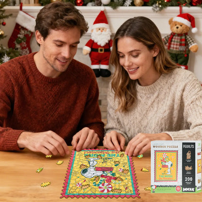 Snoopy The More The Merrier wooden puzzle – 200 piece edition