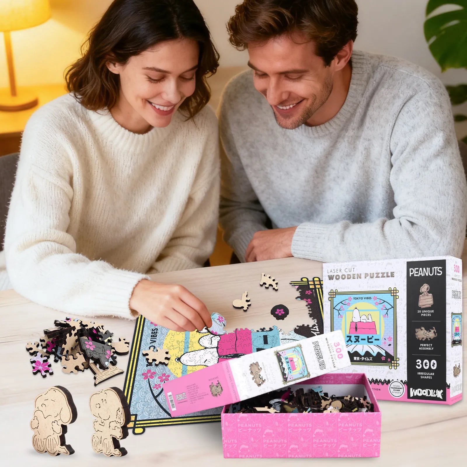 Snoopy Tokyo Times wooden puzzle – 200 piece edition