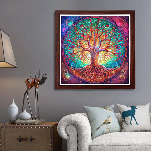 Symbolic wooden jigsaw puzzle – Tree of Life design by WoodAha