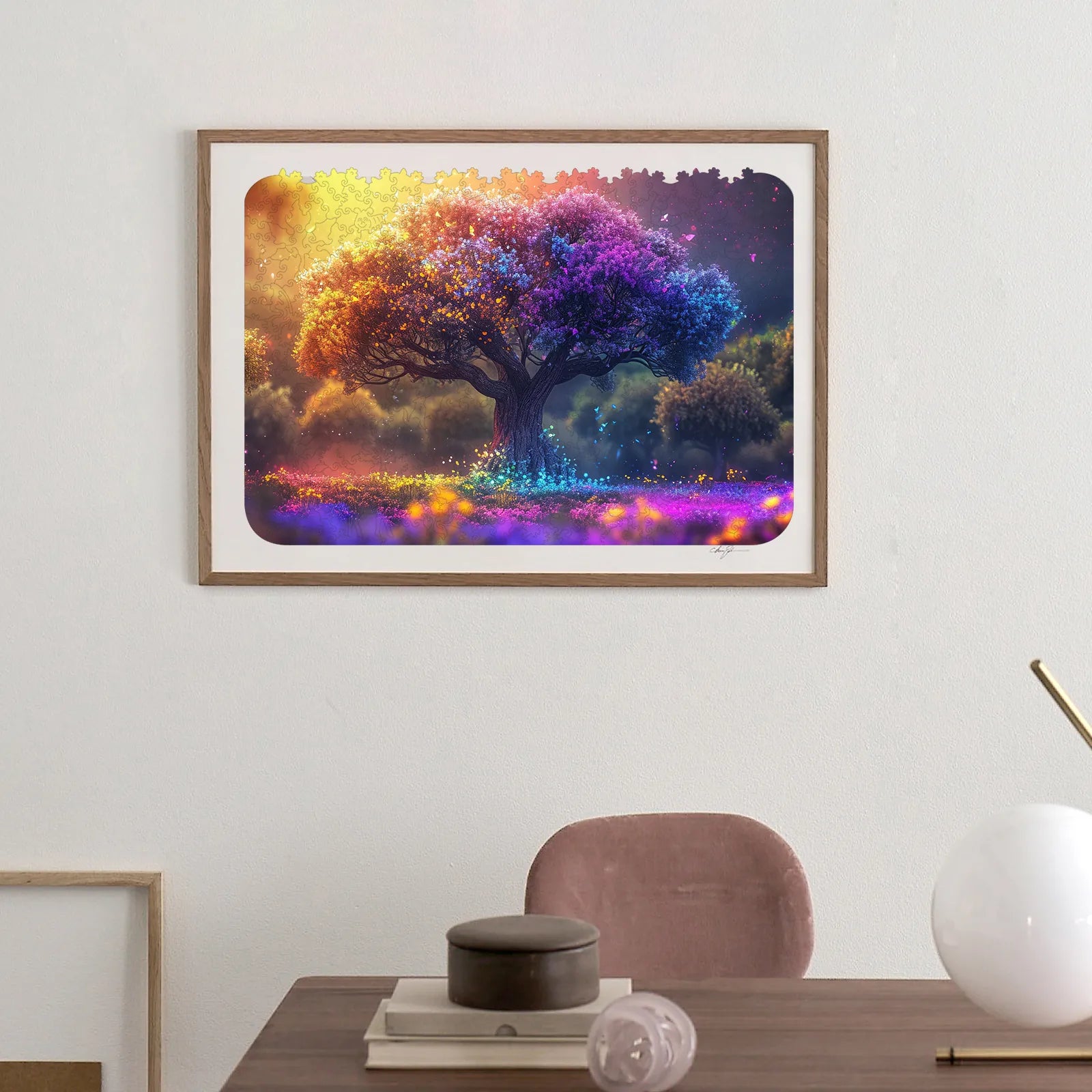 Symbolic wooden jigsaw puzzle – Tree of Life III design by WoodAha