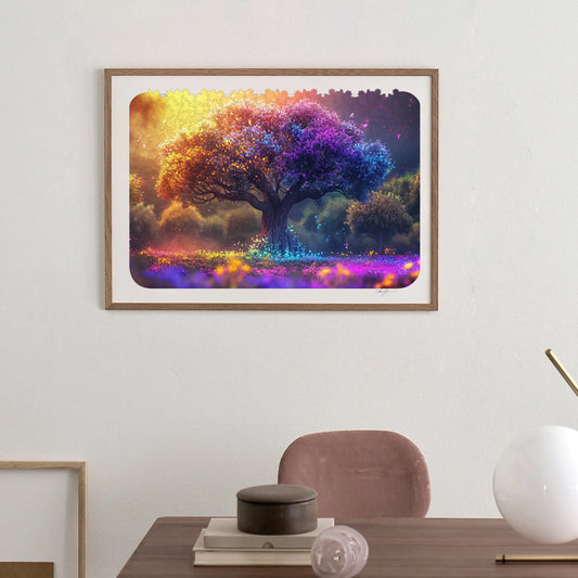 Symbolic wooden jigsaw puzzle – Tree of Life III design by WoodAha