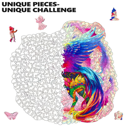 Unicorn wood puzzle for adults – 900 piece challenge