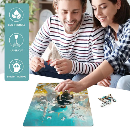 Wedding wood puzzle for adults – 200 and 500 piece options